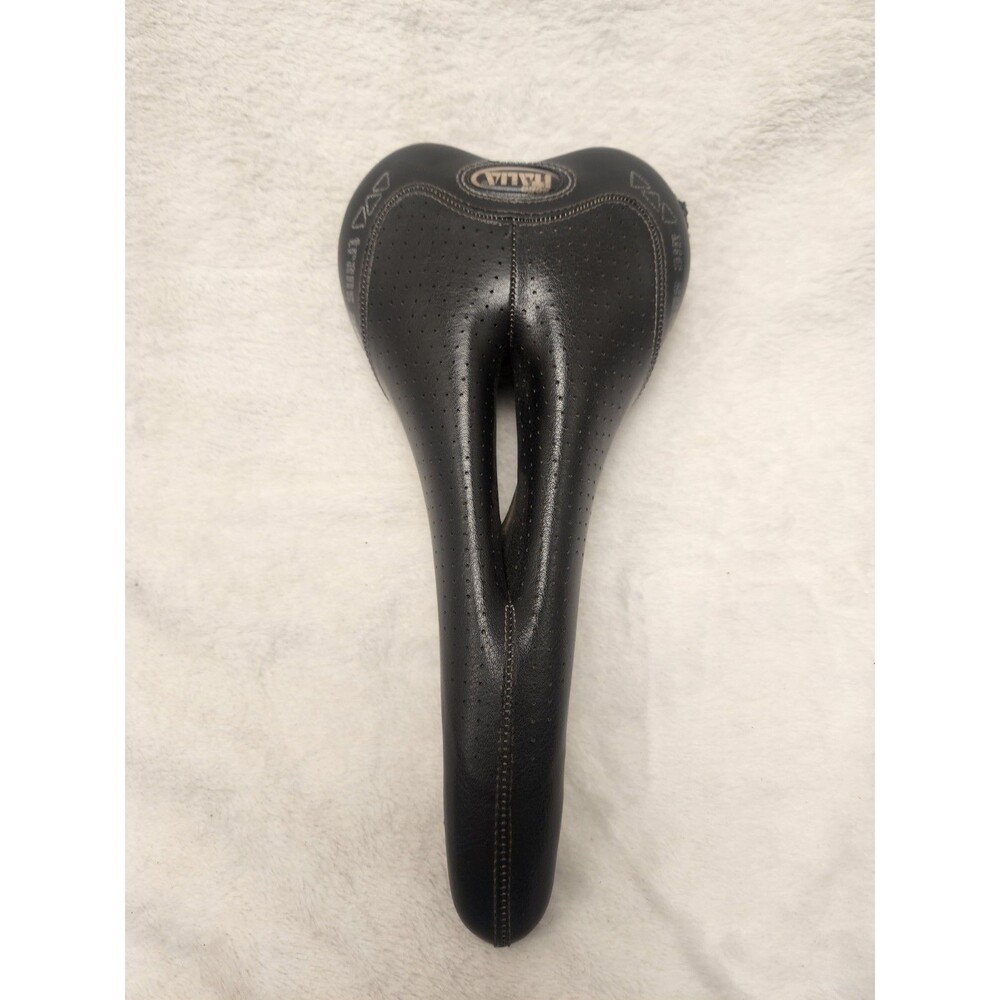 Selle Italia Trans Am Gel Flow Bike Saddle Black Manganese Rails Made Italy